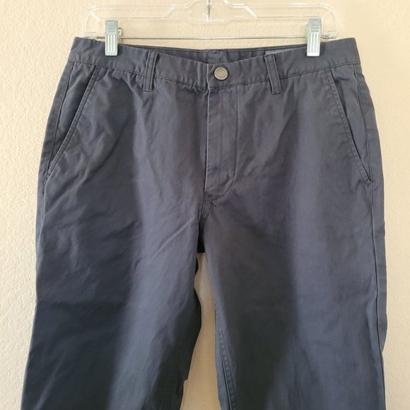 Bonobos Mens Slim Straight Chino Gray Grey Pants Size 31 by 30 Preppy Casual - Picture 9 of 11